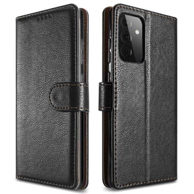 Skal Samsung Galaxy A72 4G / 5G Plånboksfodral (SVART)