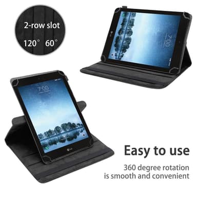 LG G Pad F2 (8.0 tum) Skal Fodral Case (Svart)
