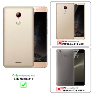 ZTE Nubia Z11 Skal Fodral Case (Svart)