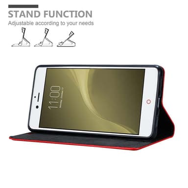 ZTE Nubia Z11 Skal Fodral Case (Röd)