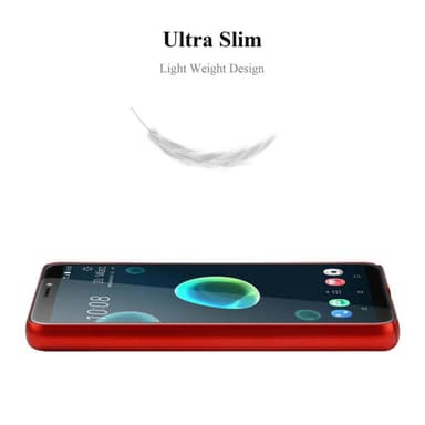 HTC Desire 12 PLUS Skal Fodral Case (Röd)