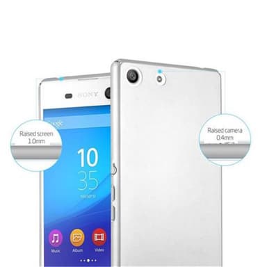 Sony Xperia M5 Skal Fodral Case (Silver)