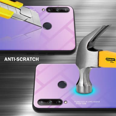 Huawei P40 LITE E Skal Fodral Case (Svart)