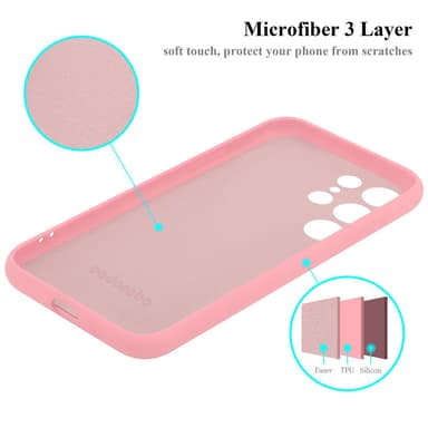 Samsung Galaxy S23 ULTRA Skal Fodral Case (Rosa)