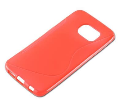 Samsung Galaxy S6 EDGE Skal Fodral Case (Röd)