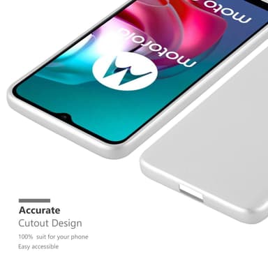 Skal Motorola MOTO G10 / G30 Fodral Case (Silver)