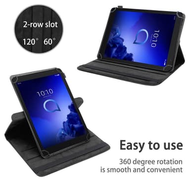 Alcatel 1T (10 tum) Skal Fodral Case (Svart)