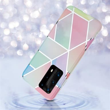 Huawei P40 Plånboksfodral Skal (Rosa)