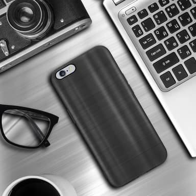iPhone 6 PLUS / 6S PLUS Skal Fodral Case (Svwart)