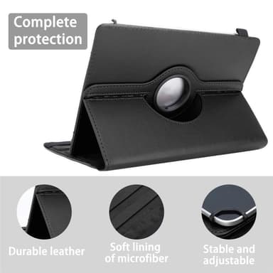Alcatel 1T (10 tum) Skal Fodral Case (Svart)
