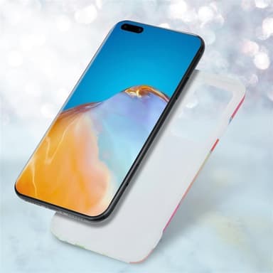 Huawei P40 Plånboksfodral Skal (Rosa)