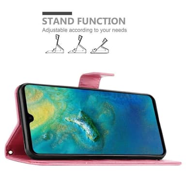 Huawei MATE 20 Plånboksfodral Skal (Rosa)