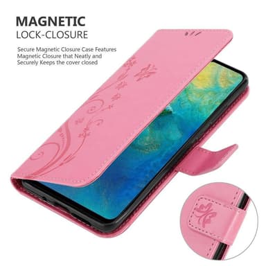 Huawei MATE 20 Plånboksfodral Skal (Rosa)