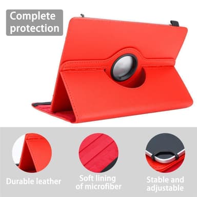 Dragon Touch X10 2015 (10.6 tum) Skal Fodral Case (Röd)