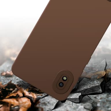 Samsung Galaxy A10 Skal Fodral Case (Brun)
