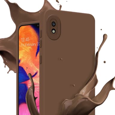 Samsung Galaxy A10 Skal Fodral Case (Brun)