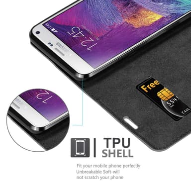 Samsung Galaxy NOTE 4 Skal Fodral Case (Grå)