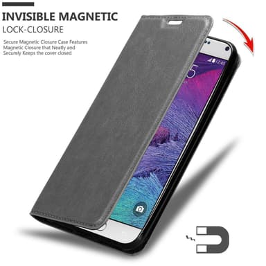 Samsung Galaxy NOTE 4 Skal Fodral Case (Grå)
