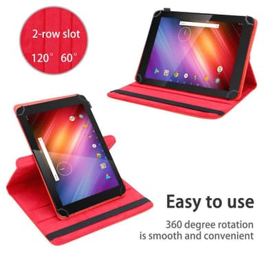 Dragon Touch X10 2015 (10.6 tum) Skal Fodral Case (Röd)