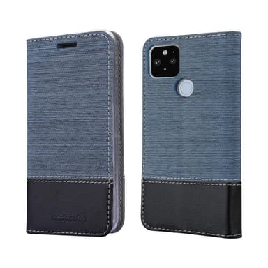 Google PIXEL 5 XL Plånboksfodral Skal (Blå)