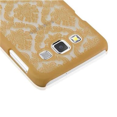 Samsung Galaxy A3 2015 Skal Fodral Case (Guld)