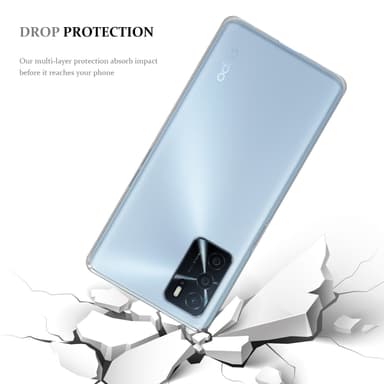 Oppo A16s / A54s Skal Fodral Case (Transparent)