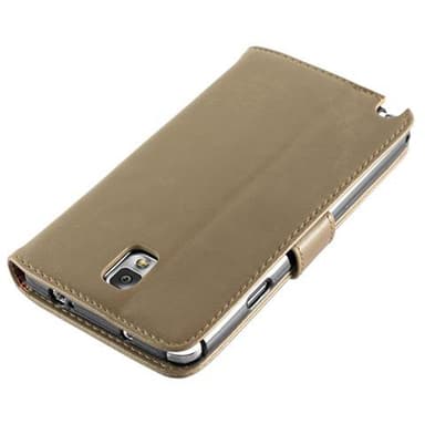 Samsung Galaxy NOTE 3 Plånboksfodral Skal (Brun)