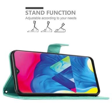 Samsung Galaxy A10 / M10 Plånboksfodral Skal (Turkos)