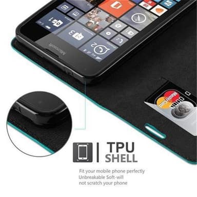 Nokia Lumia 640 Skal Fodral Case (Turkos)