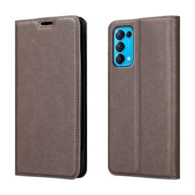 Oppo FIND X3 LITE Skal Fodral Case (Brun)