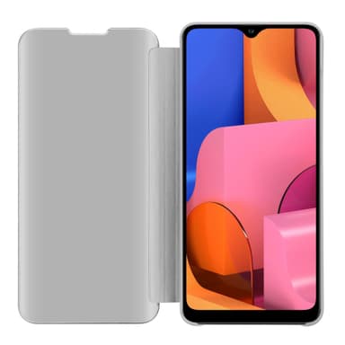 Samsung Galaxy A21 Plånboksfodral Skal (Silver)
