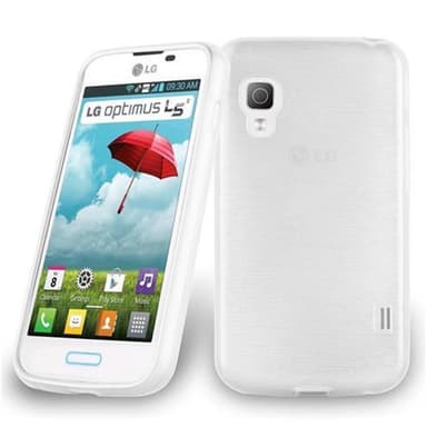 LG L5 II (2. SIM) Skal Fodral Case (Silver)