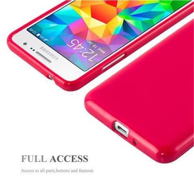 Samsung Galaxy GRAND PRIME Skal Fodral Case (Röd)