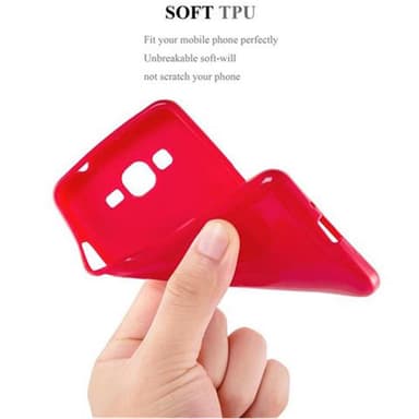 Samsung Galaxy GRAND PRIME Skal Fodral Case (Röd)