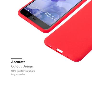 Skal HTC U PLAY Fodral Case (Röd)