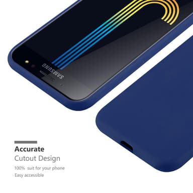 Skal Samsung Galaxy J7 PLUS / C8 Fodral Case (Blå)