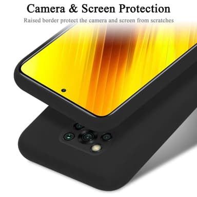 Xiaomi POCO X3 NFC Skal Fodral Case (Svart)