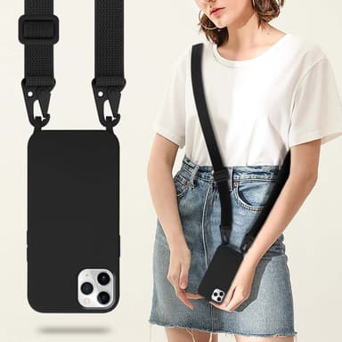 iPhone 11 PRO Skal Fodral Kedja (Svart)