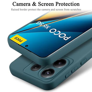 Xiaomi Poco X6 Skal Fodral Case (Grön)