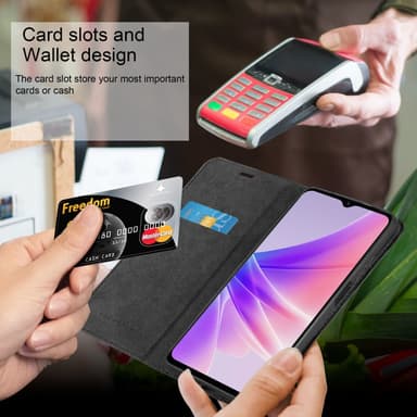 Realme C31 Skal Fodral Case (Svart)