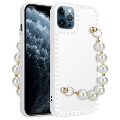 iPhone 12 PRO MAX Skal Fodral Case (Vit)