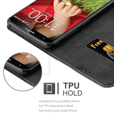 LG G2 Skal Fodral Case (Blå)