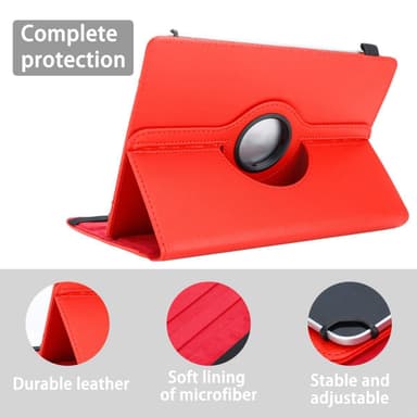 Medion LifeTab P10610 Skal Fodral Case (Röd)