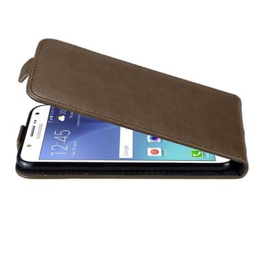 Samsung Galaxy J7 2015 Flipfodral Skal (Brun)