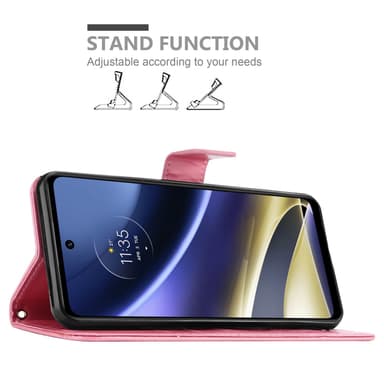 Motorola MOTO G51 5G Plånboksfodral Skal (Rosa)