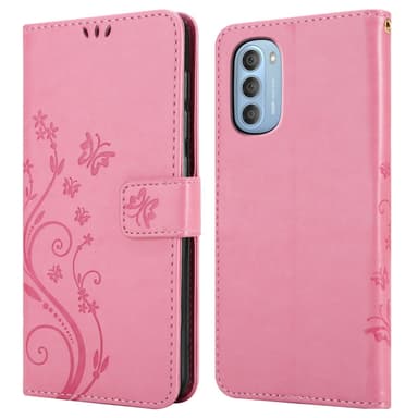 Motorola MOTO G51 5G Plånboksfodral Skal (Rosa)