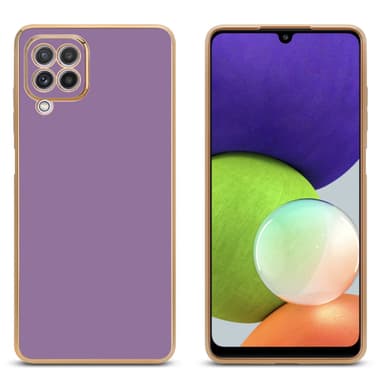 Samsung Galaxy M22 / M32 4G Skal Fodral Case (Lila)