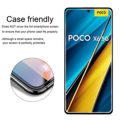 Xiaomi Poco X6 Skyddsglas Skyddsfilm Skärmskydd