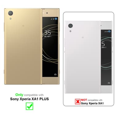 Sony Xperia XA1 PLUS Flipfodral Skal (Röd)