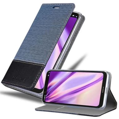 Nokia 5.1 PLUS / X5 Plånboksfodral Skal (Blå)